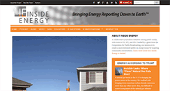 Desktop Screenshot of insideenergy.org